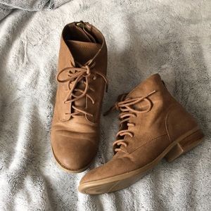 Broken in chukka booties